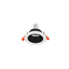 Inlight Downlight Spot GU10 se Lefki kai Mavri Apoxrosi 9cm (X00310WB)