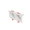 Inlight Downlight Spot GU10 se Lefki Apoxrosi 9.3x15cm (X00330W)