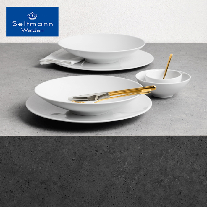 PIATO BAThu 'COUP FINE' PORSELANIS LEuKO F26.1x5.5cm 001.729474K6 ESPIEL