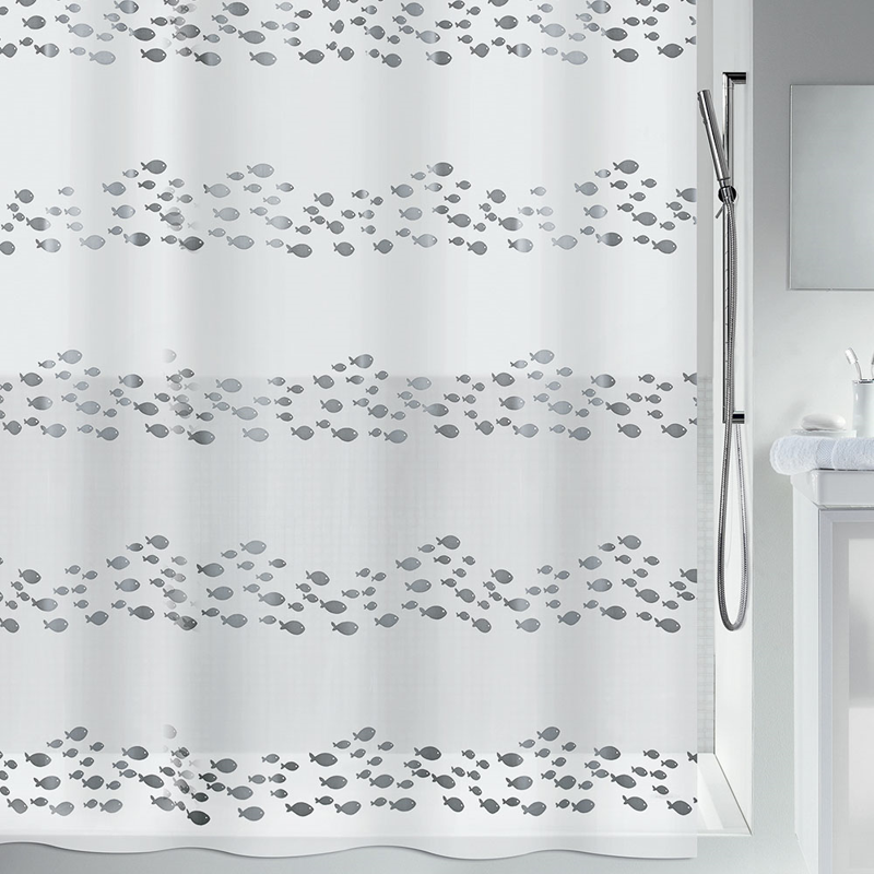 Dimitracas - ΣΗΜΑΝΤΙΚΟ: Σε περίπτωση διαφοράς τιμής από το κατάστημα ισχύει παντα και μόνο η τιμή του καταστήματος Dimitracas Κουρτίνα Μπάνιου 180x200cm SHORE Πολύχρωμη 0