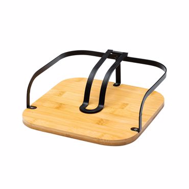Estia Χαρτοπετσετοθήκη Bamboo Essentials Τετράγωνη Μεταλλική 20x20x7cm 01-13202