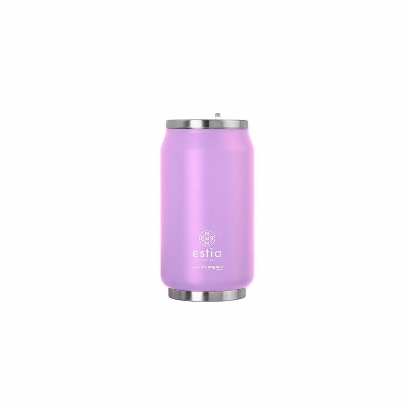 Estia Θερμός Travel Cup ''Save the Aegean'' 300ml Lavender Purple 01-16715