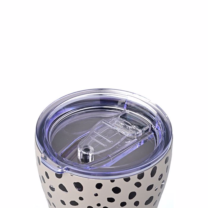 Estia Thermos Coffee Mug ''Save the Aegean'' 350ml Leopard Taupe 01-16852