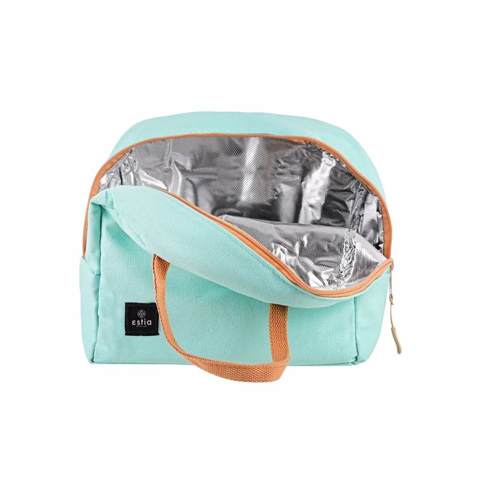 Estia Τσάντα Φαγητού Ισοθερμική 6lt Bermuda Green 28.2x24x13cm 01-17033 Estia Tsanta Fagtou Isothermiki 6lt Bermuda Green 28.2x24x13cm 01-17033