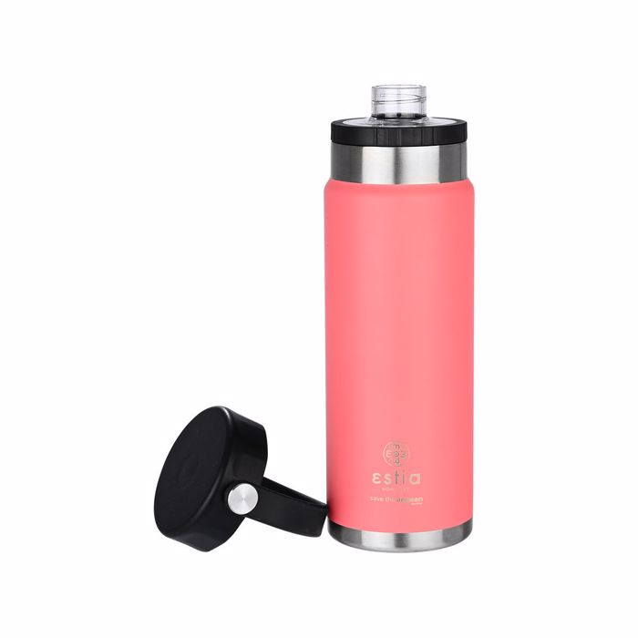 ESTIA Thermos Inox Travel Chug Save the Aegean 750ml Fusion Coral 01-17828