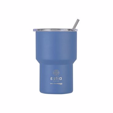 ESTIA Θερμος Inox Mug Lite Save the Aegean 400ml Denim Blue 01-18450