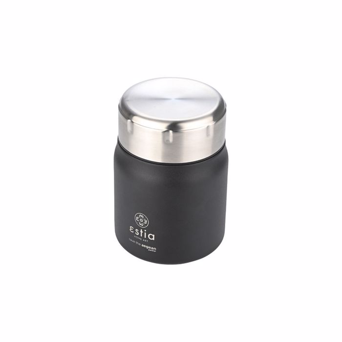 Estia Thermos Lunch Pot SAVE THE AEGEAN 0.5lt MIDNIGHT BLACK 01-21658