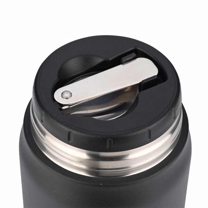 Estia Thermos Lunch Pot SAVE THE AEGEAN 0.5lt MIDNIGHT BLACK 01-21658