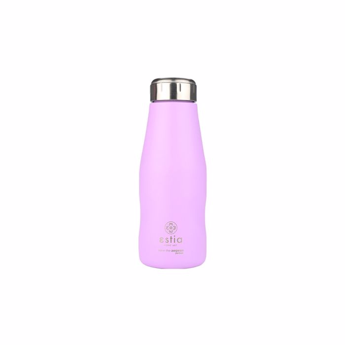 Estia Thermos Travel Flask SAVE THE AEGEAN 350ml Lavender Purple 01-22358