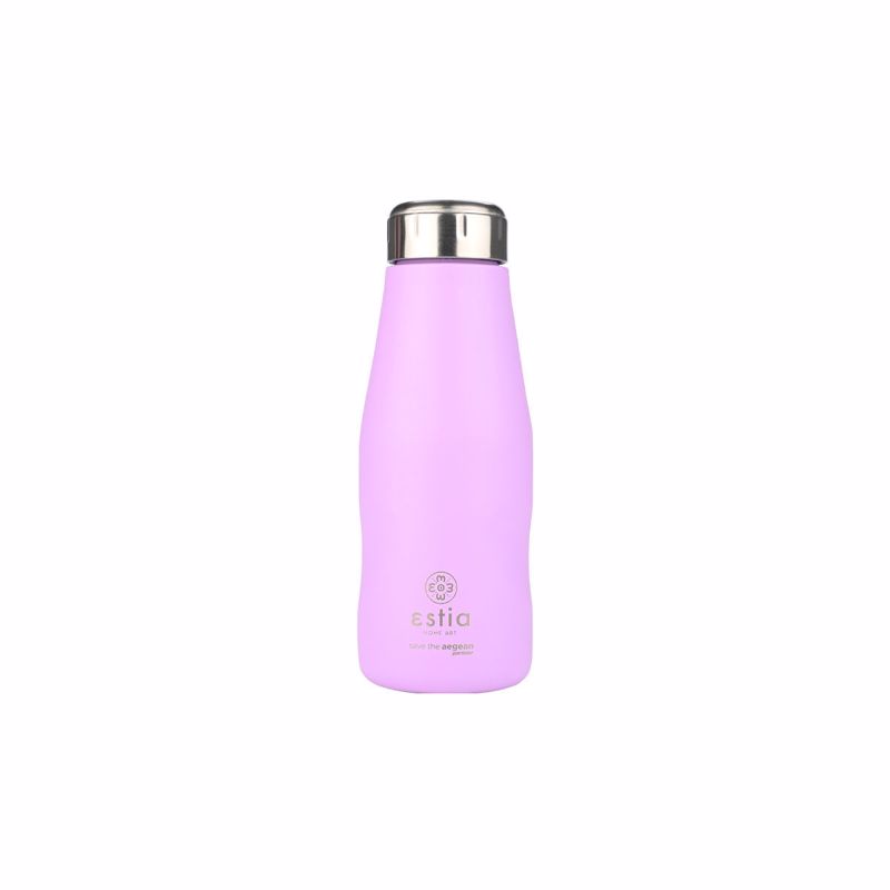 Estia Θερμός Travel Flask SAVE THE AEGEAN 350ml Lavender Purple...
