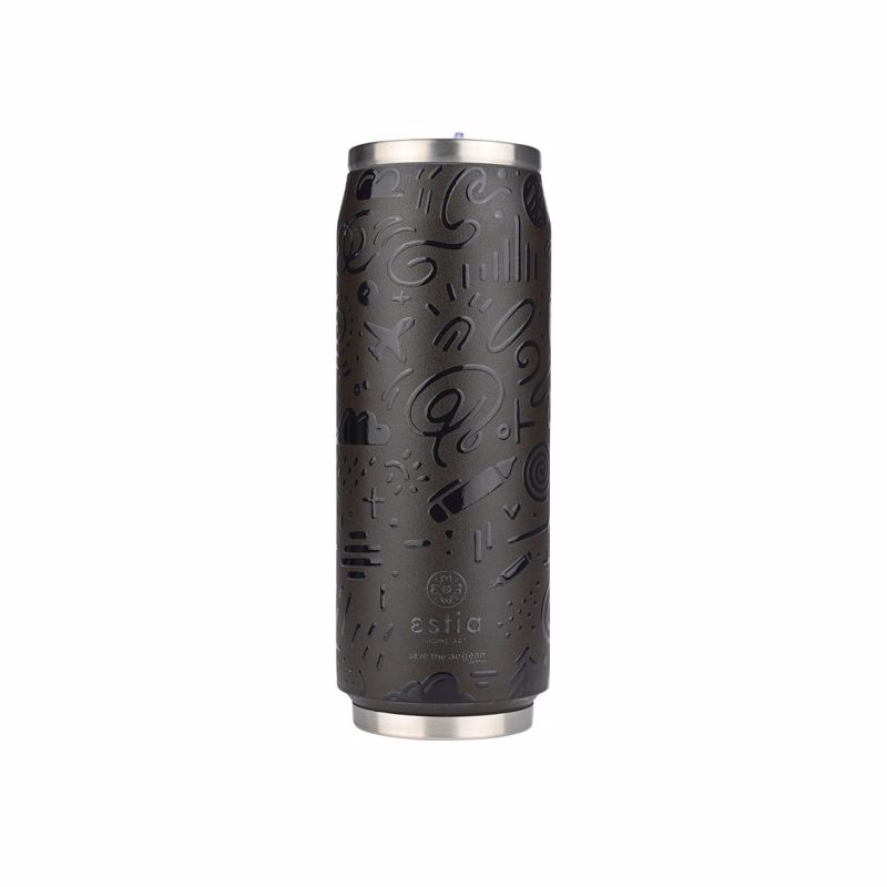 Θερμός-Ποτήρι Ανοξείδωτο Noir Echo Save The Aegean Estia 500ml-7×19εκ. 01-22631 (Υλικό: Ανοξείδωτο) – estia – 01-22631