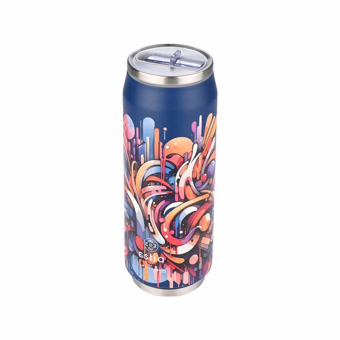 Estia Thermos Travel Cup SAVE THE AEGEAN 500ml Vibrant Vortex 01-22662