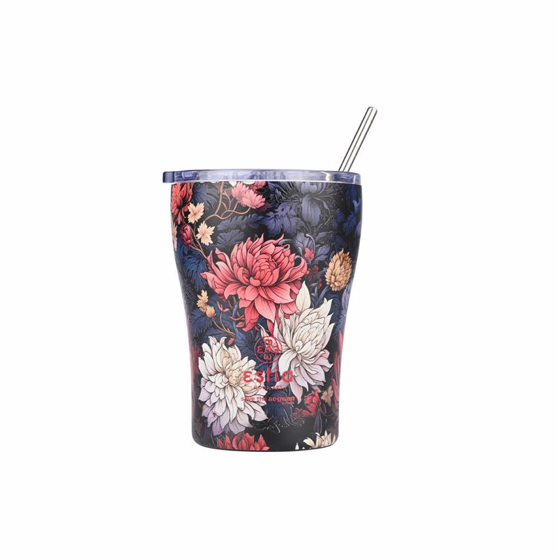 Θερμός-Ποτήρι Ανοξείδωτο Midnight Blossom Save The Aegean Estia 350ml-9×13εκ. 01-22945 (Υλικό: Ανοξείδωτο) – estia – 01-22945