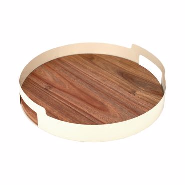 Estia Δίσκος Σερβιρίσματος ALLURE Μεταλλικός Ivory 01-24901