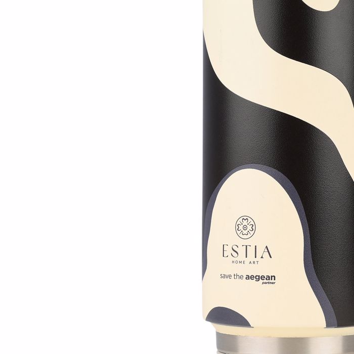 Estia Thermos Tarvel Cup SAVE THE AEGEAN 500ml BOLD DRIFT F7x19cm 01-31305