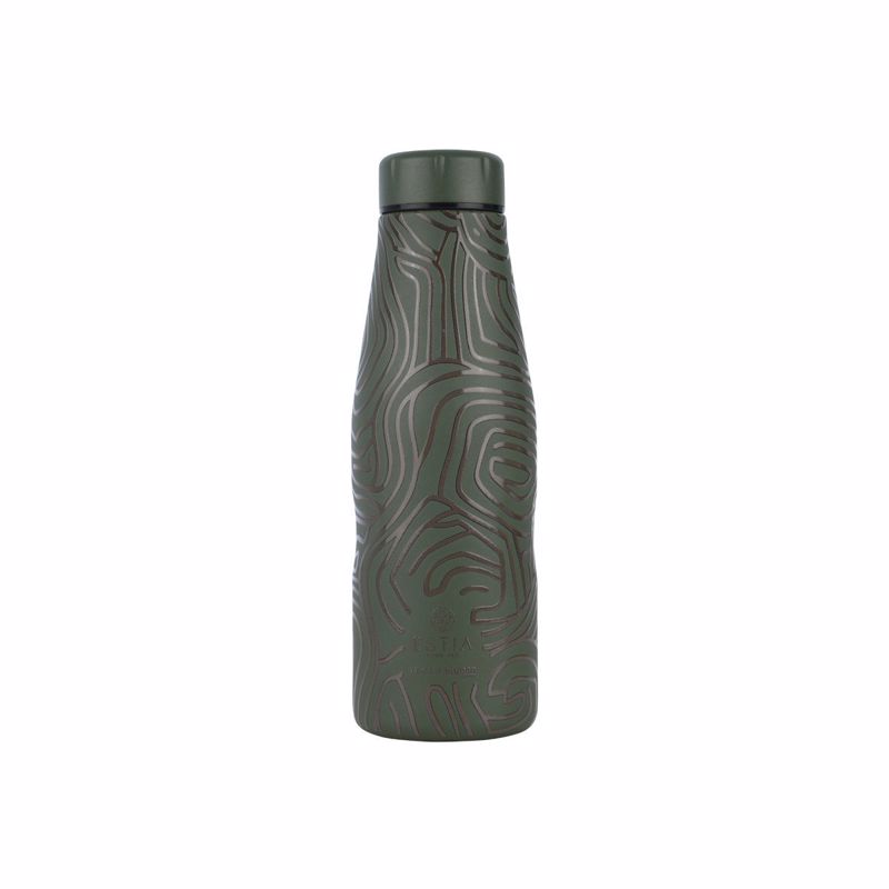 Θερμός-Μπουκάλι Ανοξείδωτο Flask Olive Flow Save The Aegean Estia 500ml-7x7x22,3εκ. 01-31572 Υλικό
