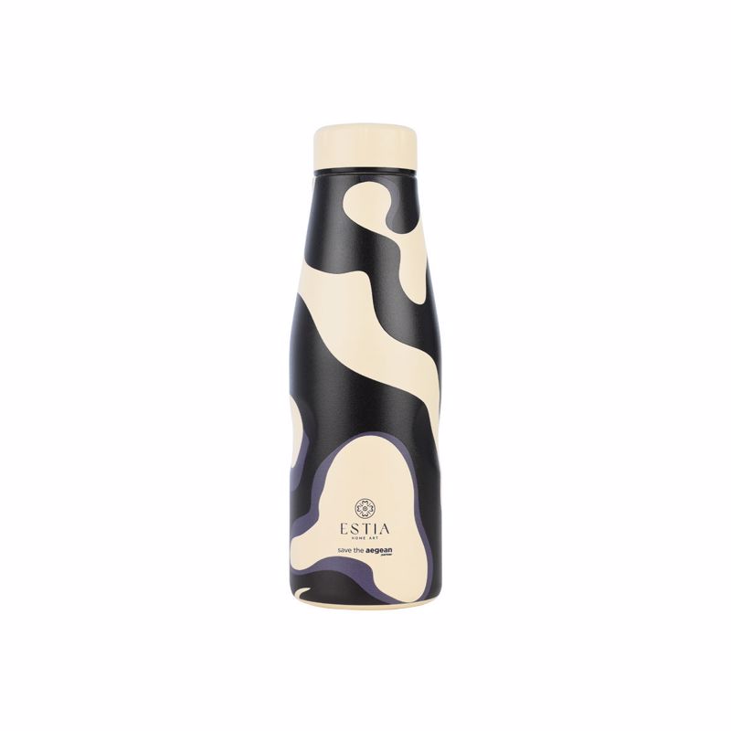 Θερμός-Μπουκάλι Ανοξείδωτο Flask Bold Drift Save The Aegean Estia 500ml-7x7x22,3εκ. 01-31640 Υλικό