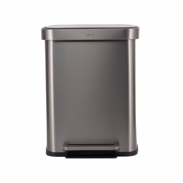 Estia Κάδος Απορριμμάτων FLATOP Soft Close 50lt Ματ Inox 45x37.5x57cm 01-31954