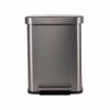 Estia Kados Aporrimmaton FLATOP Soft Close 50lt Mat Inox 45x37.5x57cm 01-31954