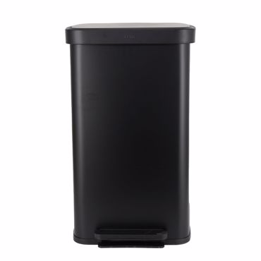 Estia Κάδος Απορριμμάτων FLATOP Soft Close 70lt Ματ Μαύρος 45x37.5x74.5cm 01-31985