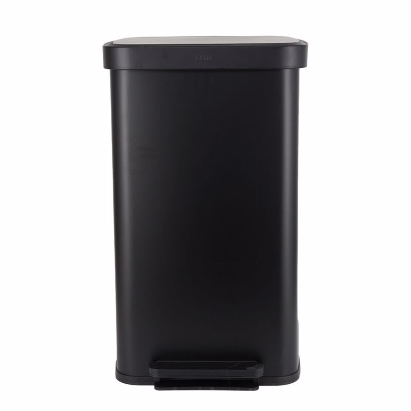 Estia Κάδος Απορριμμάτων FLATOP Soft Close 70lt Ματ Μαύρος 45x37.5x74.5cm...
