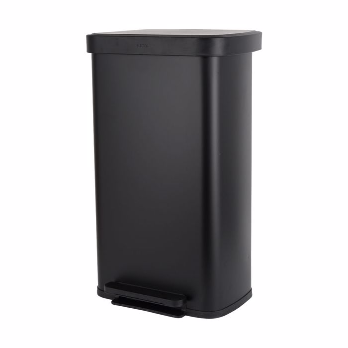 Estia Kados Aporrimmaton FLATOP Soft Close 70lt Mat Mavros 45x37.5x74.5cm 01-31985