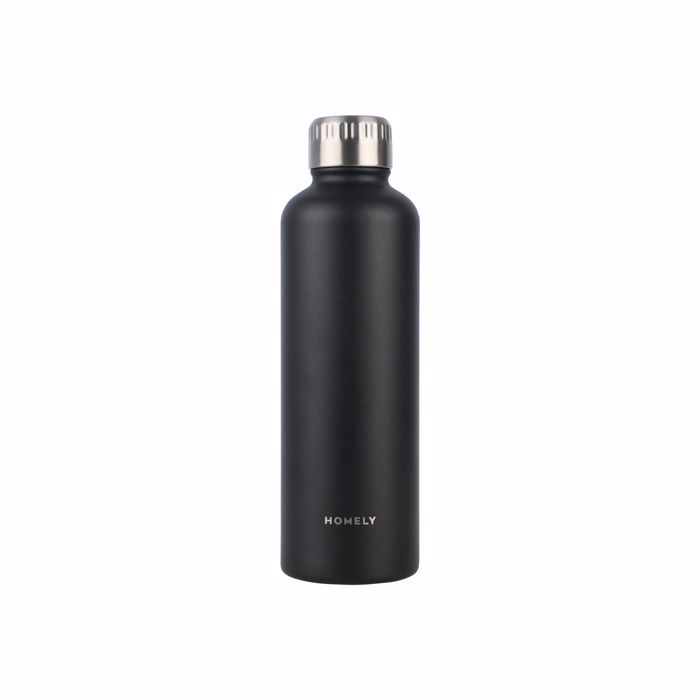HOMELY Thermos Flask 500ml MIDNIGHT BLACK F7x23cm 01-32555