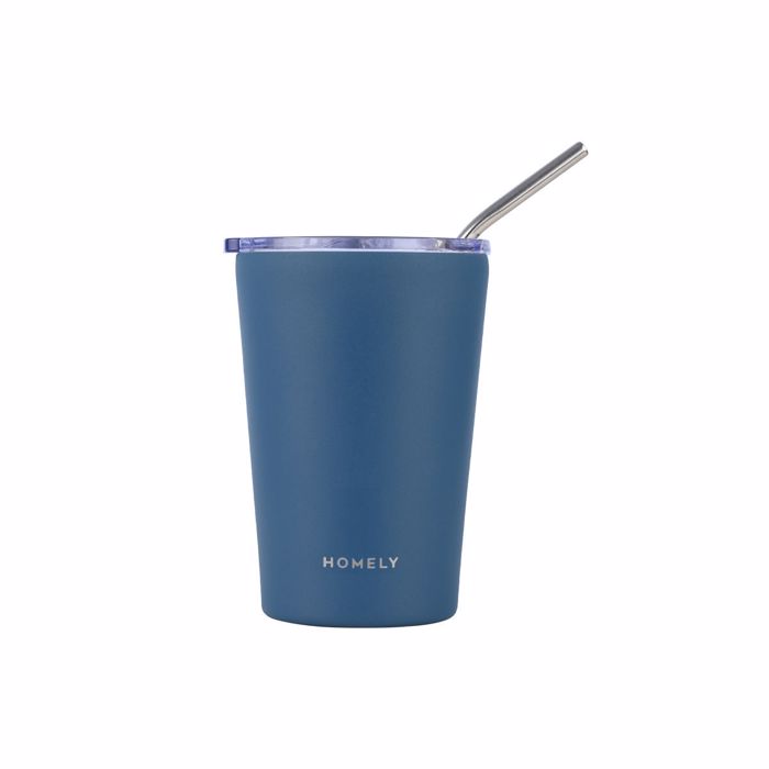 HOMELY Thermos Mug 400ml INDIGO BLUE 9x8.5x13cm 01-32685