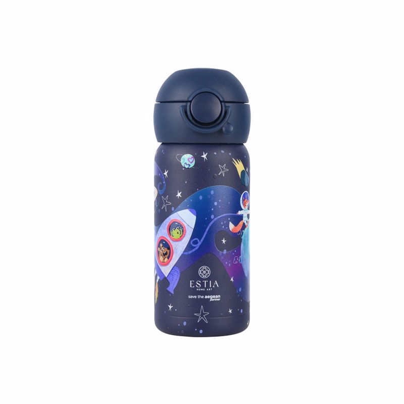 Estia Θερμός Παιδικό Wonder Bottle SAVE THE AEGEAN 350ml SOLAR JUMP Φ7x18cm 01-33057