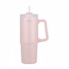 HOMELY Thermos Straw Tumbler 900ml ROSE QUARTZ 14x8.8x22.5cm 01-34535