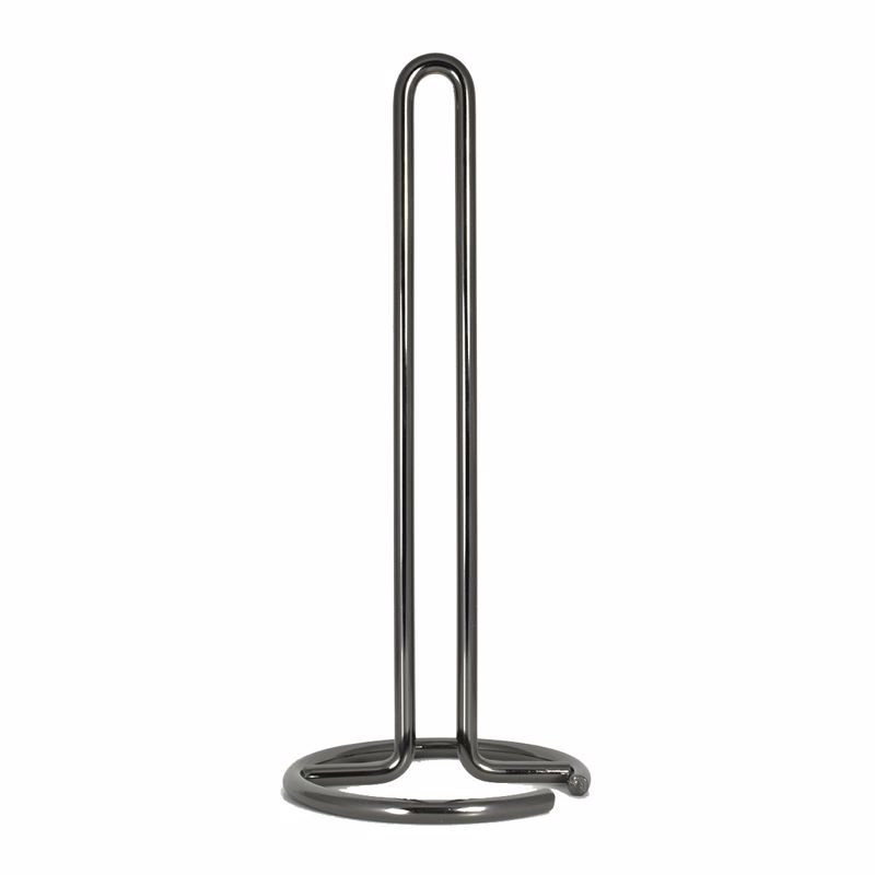 ESTIA ΒΑΣΗ ΓΙΑ ΡΟΛΟ ΚΟΥΖΙΝΑΣ NICKEL BLACK ΑΠΟ ΚΡΑΜΑ ΨΕΥΔΑΡΓΥΡΟΥ 01-5689