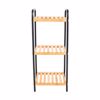 ESTIA Epidapedia Rafiera Baniou Metalliki me 3 Rafia Bamboo Essentials 30x26x75cm 02-13110