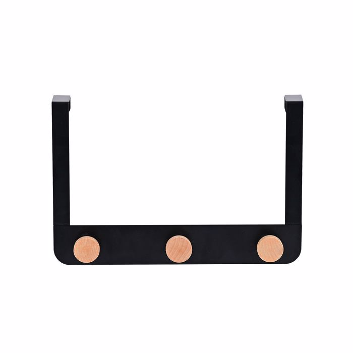 Estia Kremastra Portas Tripli Metalliki Mavri 02-18269