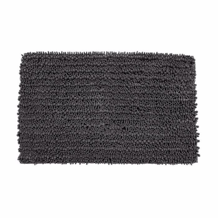 Estia Tapeto Baniou Shaggy 80x50cm Polyester Anthraki 02-20736