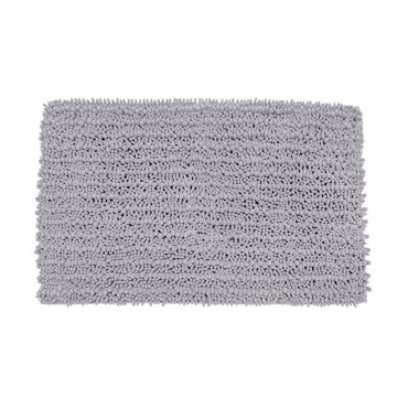 Estia Ταπέτο Μπάνιου Shaggy 80x50cm Polyester Γκρι 02-20743