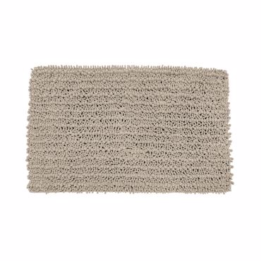 Estia Ταπέτο Μπάνιου Shaggy 80x50cm Polyester Taupe 02-20750