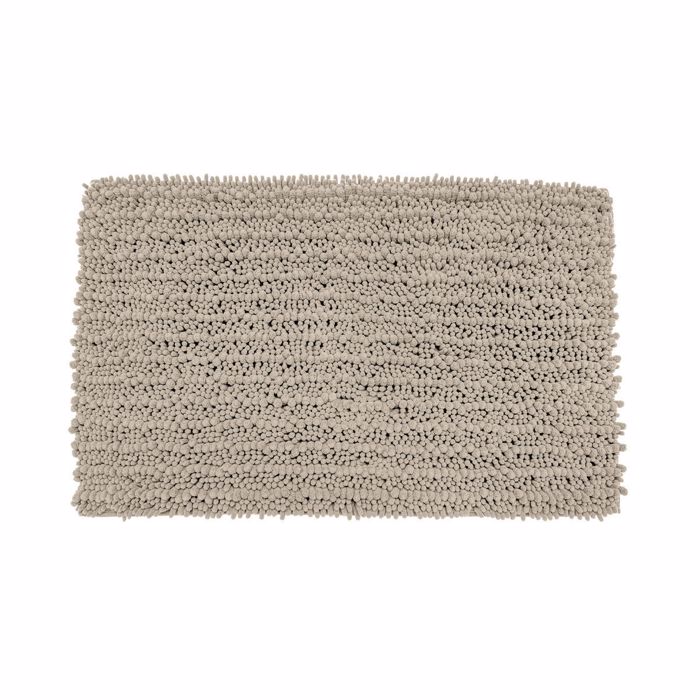 Estia Tapeto Baniou Shaggy 80x50cm Polyester Taupe 02-20750