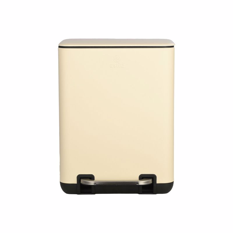 Estia Χαρτοδοχείο Μπάνιου Cubic Soft Close 6lt Ivory 02-20989