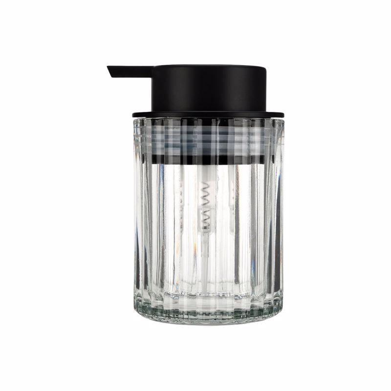 Estia Αντλία Σαπουνιού ALIVIO Γυάλινη Ανάγλυφη 300ml Φ7