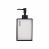 Estia Antlia Sapouniou CAGE 450ml Keramiki Lefki me Metalliko Plaisio 02-30018