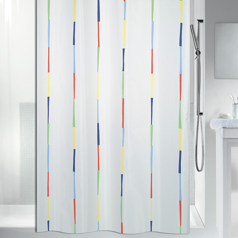 Dimitracas - ΣΗΜΑΝΤΙΚΟ: Σε περίπτωση διαφοράς τιμής από το κατάστημα ισχύει παντα και μόνο η τιμή του καταστήματος Dimitracas Κουρτίνα Μπάνιου 180x200cm DARIO Πολύχρωμη 0