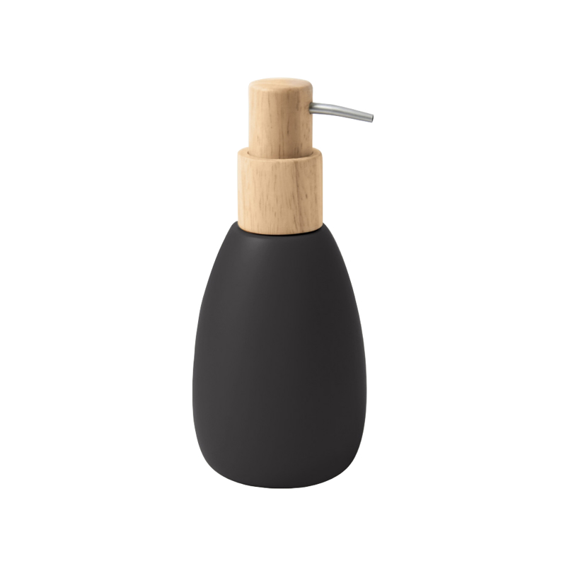 Dimitracas Dispenser Spirella SVEN Resin Μαύρο Φ8.2x18.9cm 03080.005