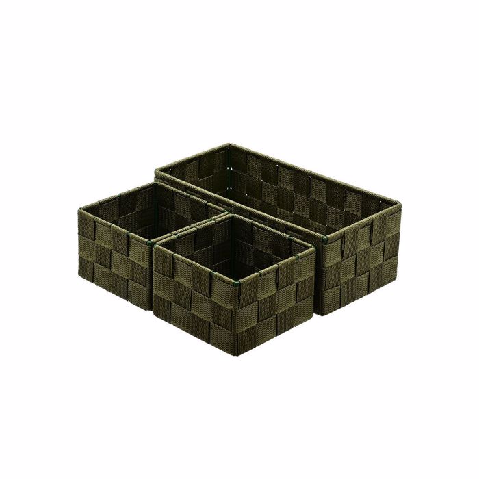 Estia Set ton 3 Kalathia Orgnosis OLIVE SERIES Ladi 26x13x9cm 04-14902