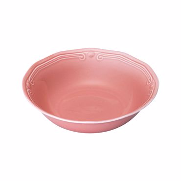 Estia Σαλατιέρα Athénée Πορσελάνινη Ανάγλυφη 23cm Rose 07-13608