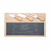 Estia Plato Serbirismatos Sxistolithou me Xulini Basi kai Axesouar 33x19cm 07-24123