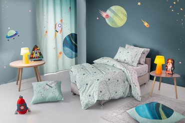 Guy Laroche Σετ παιδικό με 2 σεντόνια 165X250 και 1 μαξιλαροθήκη COSMIC