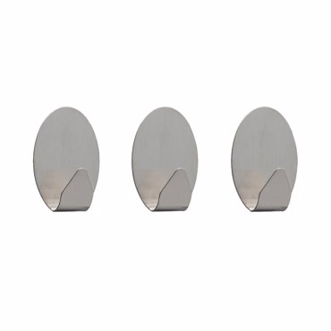 Tiger Baseline Σετ των 3 Άγκιστρο small Brushed stainless steel 1111730942