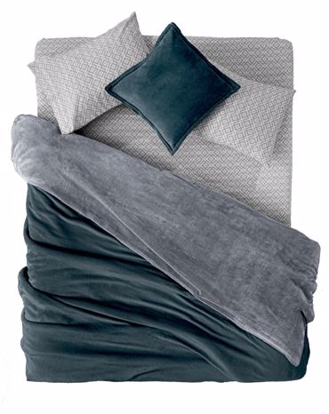 Guy Laroche Κουβέρτα Velvet Emerald Υπέρδιπλη 220X240 δύο όψεων και Δώρο Διακοσμητική Μαξιλαροθήκη