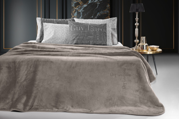 Guy Laroche Βελουτέ Μονή Κουβέρτα Logo Vison 160x220cm