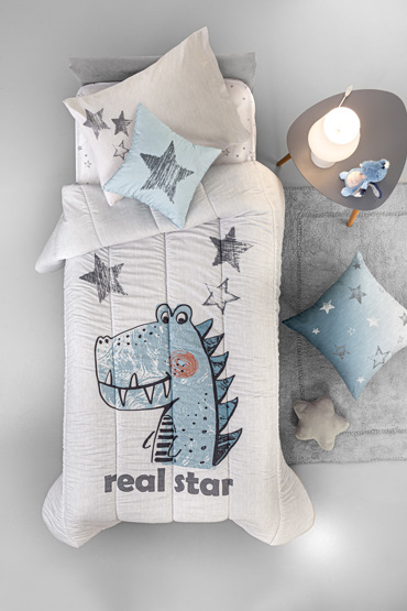 Guy Laroche Παιδικό Κουβερλί ORIN SKY 160Χ230 SUEDE